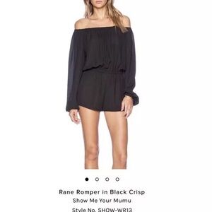 Show Me Your Mumu Black Romper